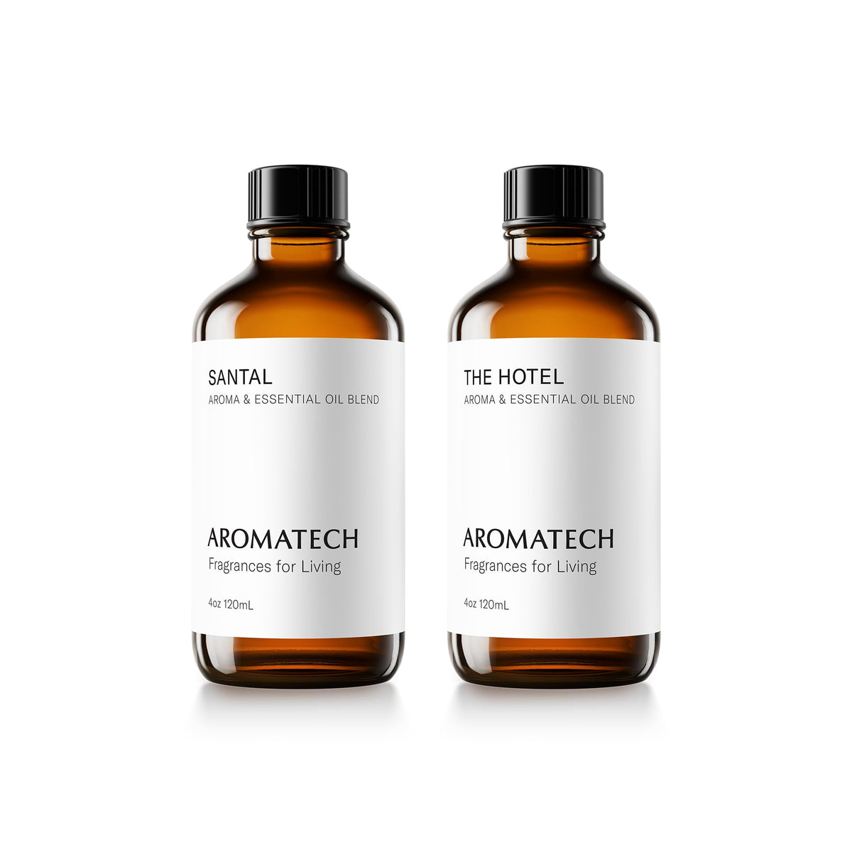 AromaTech Santal bottle pour creates warm, inviting ambience