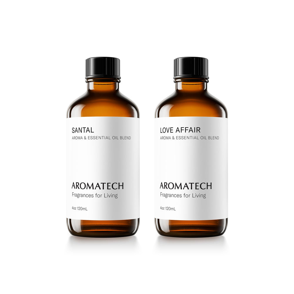 AromaTech Santal bottle pour creates warm, sophisticated ambiance in any room.