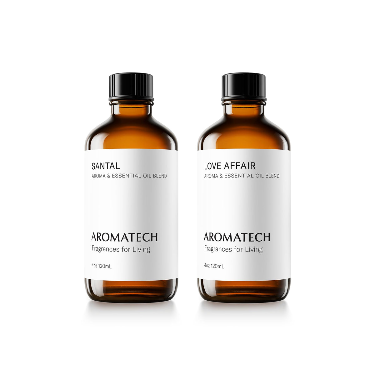 AromaTech Santal bottle pour creates warm, sophisticated ambiance in any room.