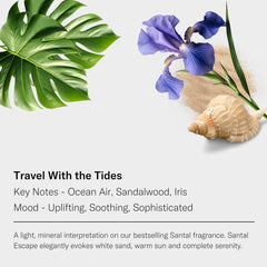 AromaTech Santal Escape sandalwood-note close-up adds warm, comforting depth