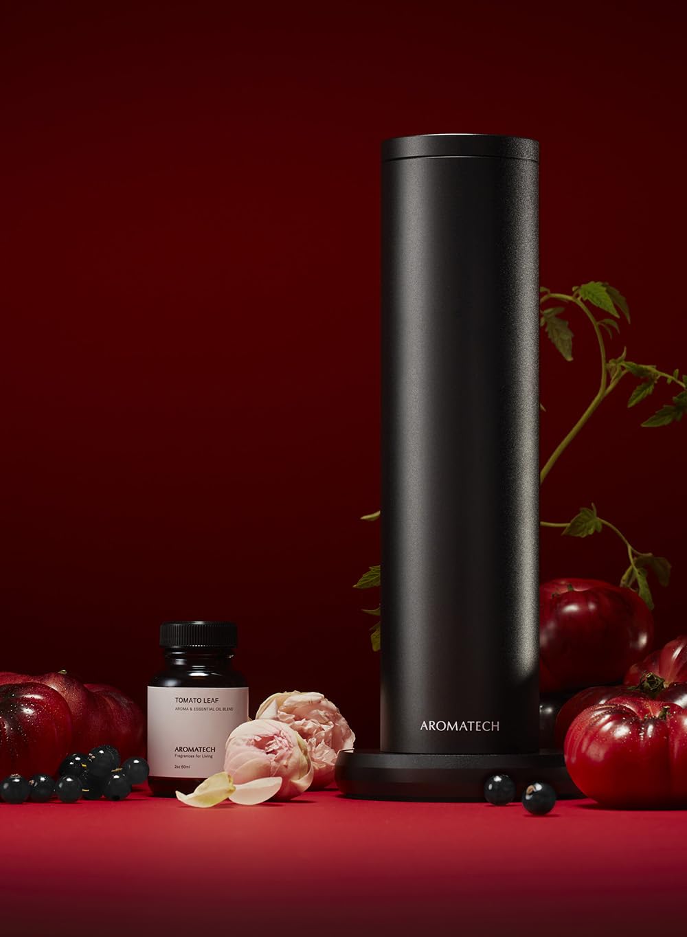 AromaTech Tomato Leaf diffuser-ready scent filling a cozy room