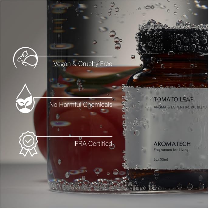 AromaTech Tomato Leaf packaging showcasing premium diffuser oils