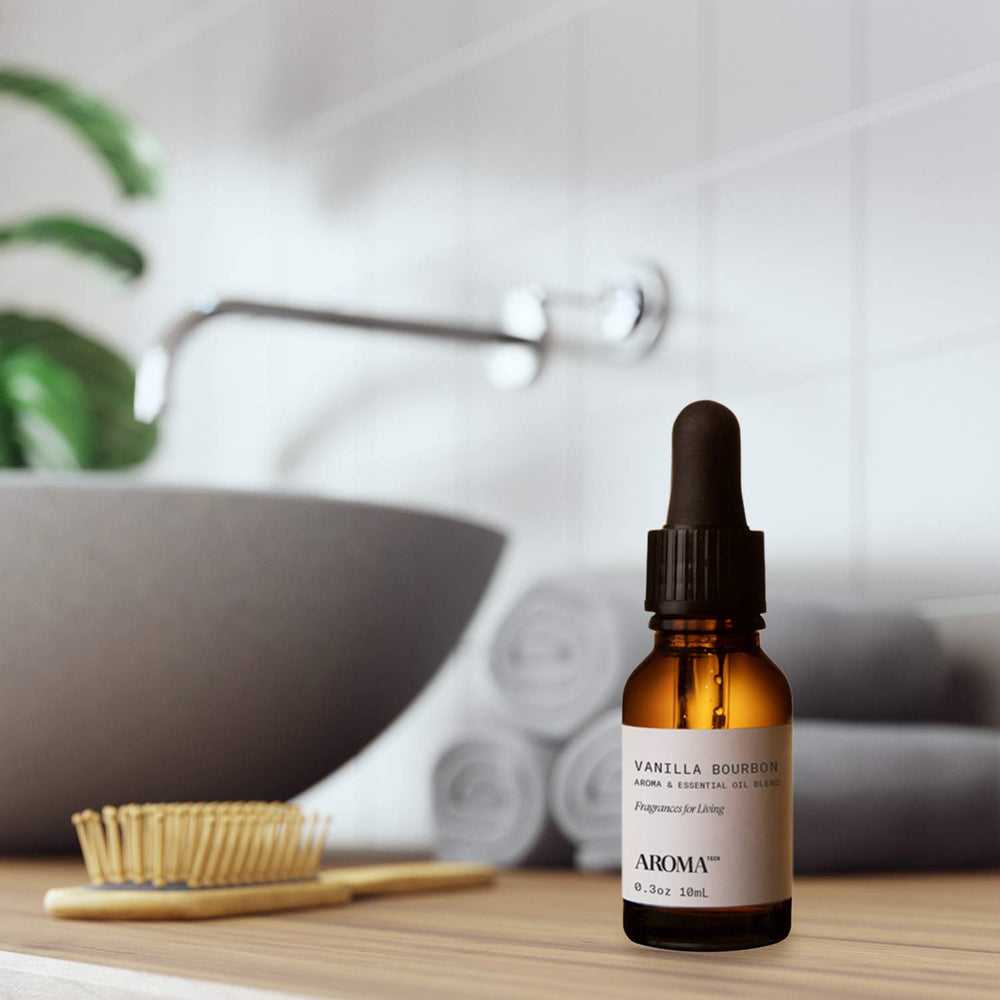 Luxurious set image showcasing premium essential oil blend for home aromatherapy.