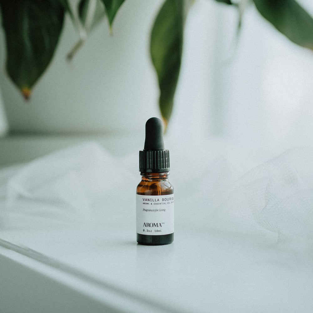 Cozy room scene with Vanilla Bourbon scent creating inviting mood.