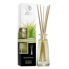 AROMATIKA Lemongrass Diffuser packaging, elegant gift-ready presentation for aromatherapy lovers.