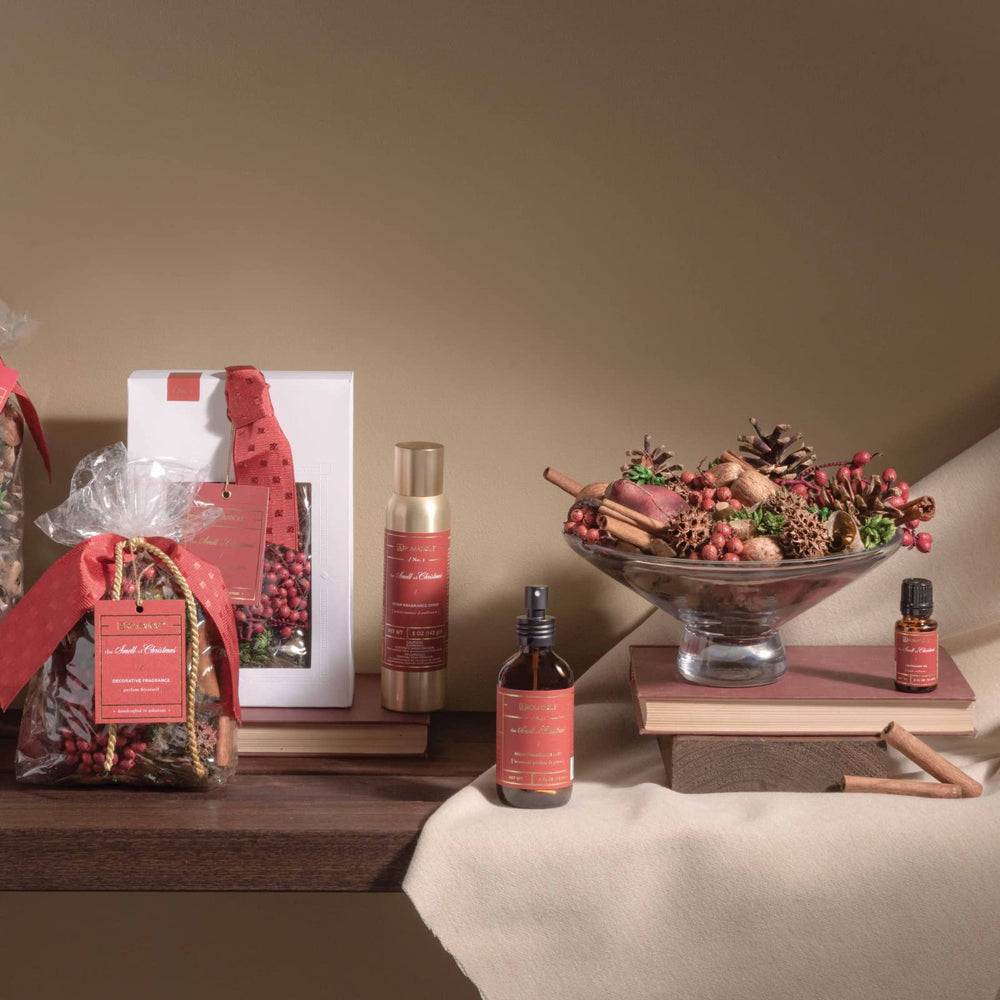 Aromatique The Smell of Christmas gift-ready packaging invites festive gifting.