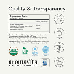 AROMAVITA digestive-wellness softgels support comfortable digestion and gut balance.