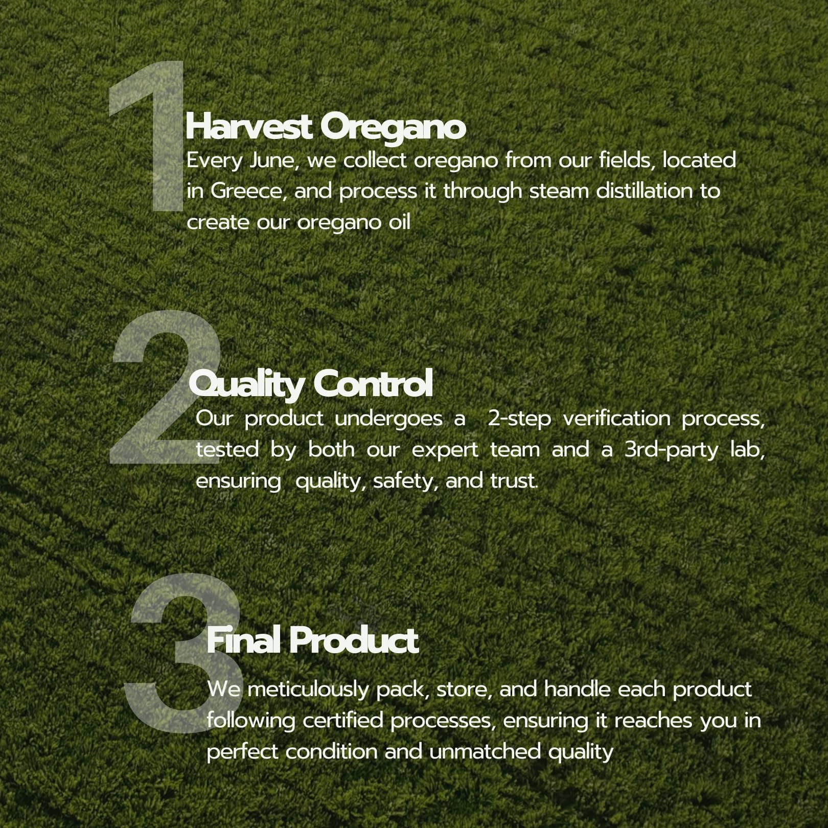 AROMAVITA no artificial colors or preservatives for clean labeling.