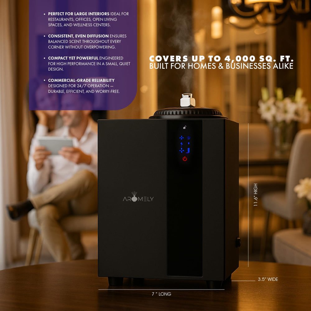 AROMELY 800ml oil bottle promises long-lasting fragrance with fewer refills