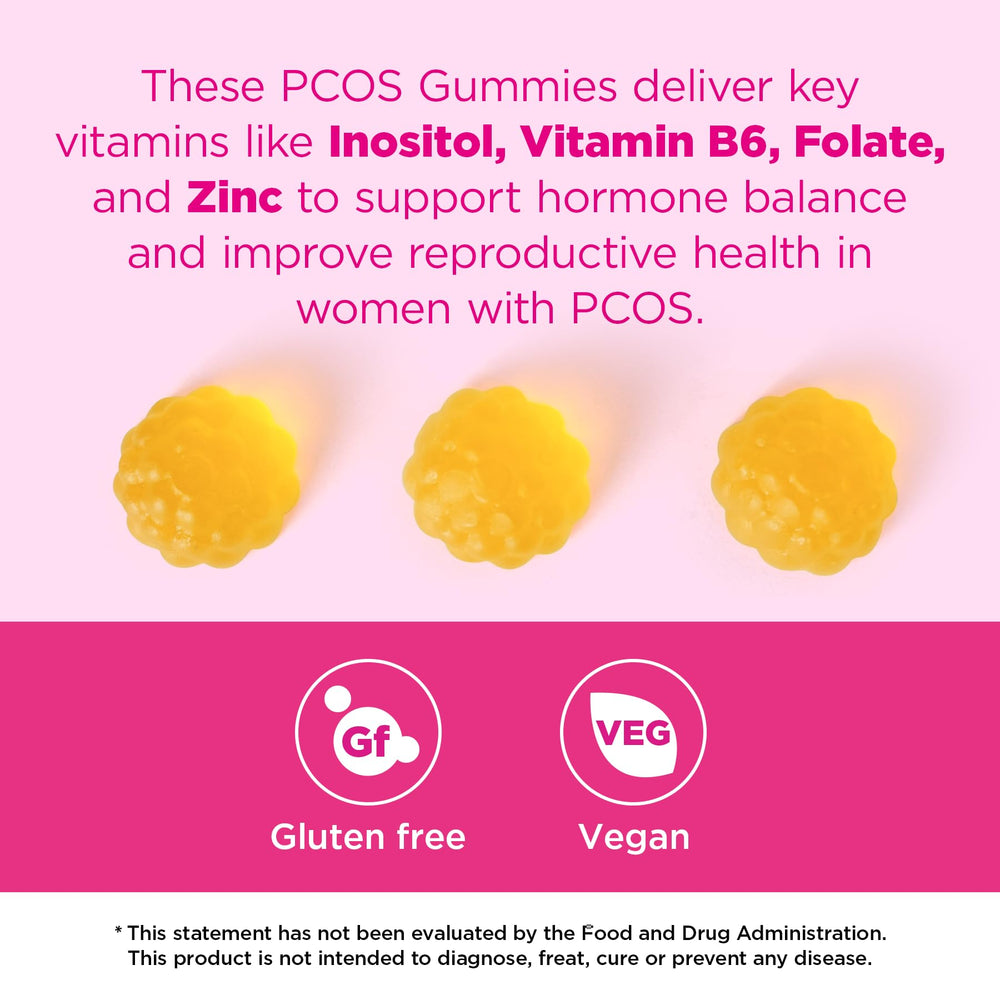 60-count bottle of Aromlife PCOS Gummies for a one-month routine.