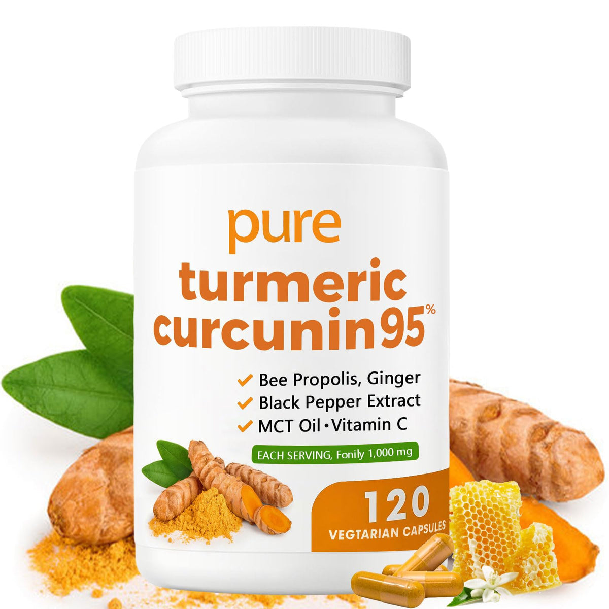 ARSYCHLL Nivelle bottle front showing turmeric complex for daily wellness