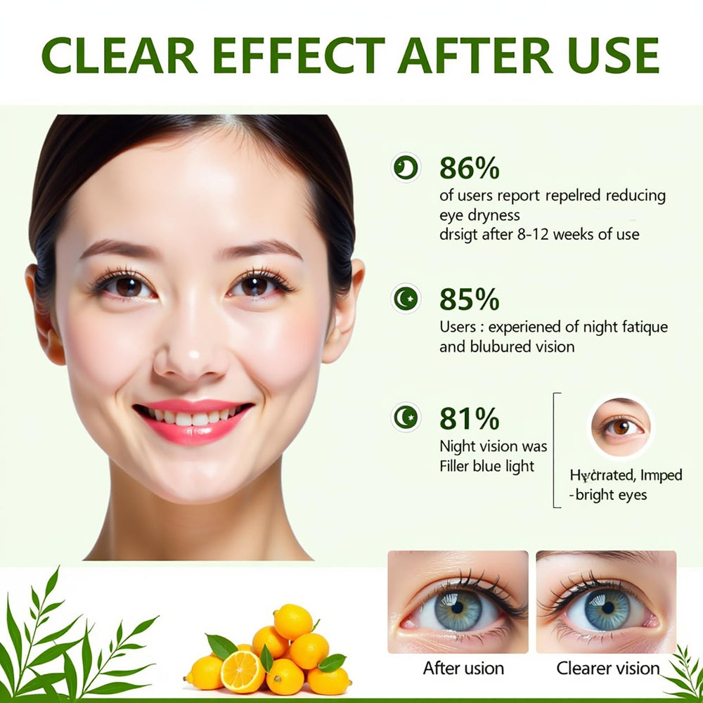 Art anime Evervision tray of capsules communicates organized daily eye health use.