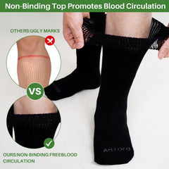 Artfasion diabetic hospital cast socks on foot demonstrating easy wear over casts.
