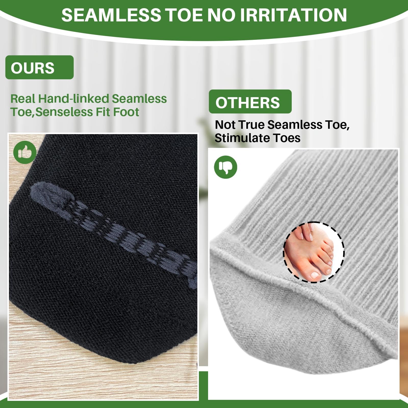 Artfasion wide-calf edema socks breathable mesh for cool dry feet.