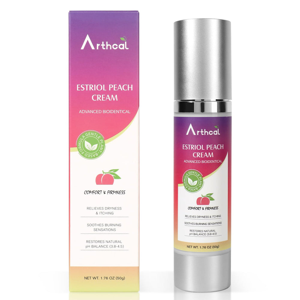 Arthcal bioidentical estriol cream bottle for intimate moisture balance