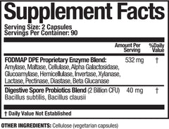 Arthur Andrew Medical FODMAP DPE bottle pour demonstrates convenient serving for meals