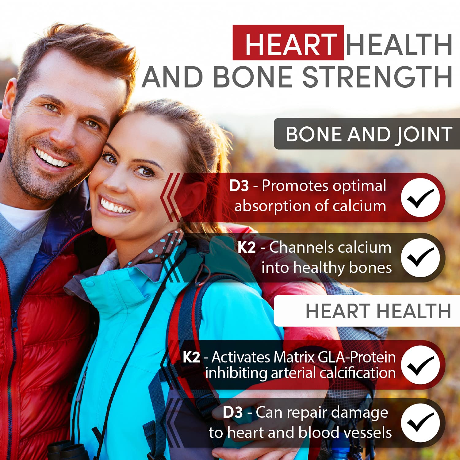 KD Ultra label back reveals full spectrum Vitamin K2 and Vitamin D3 benefits.