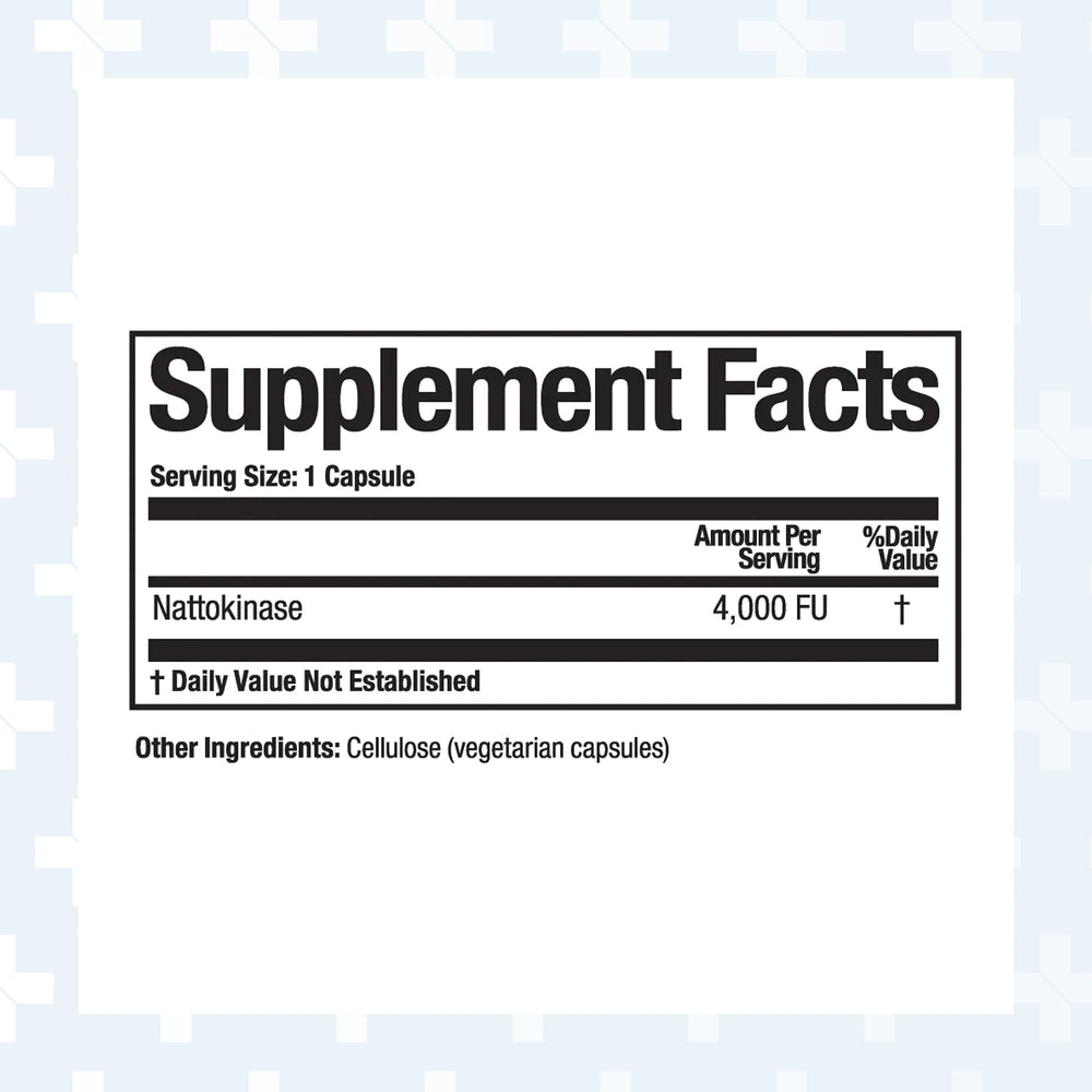 Arthur Andrew Medical Nattovena bottle label shows vegan non-GMO formulation
