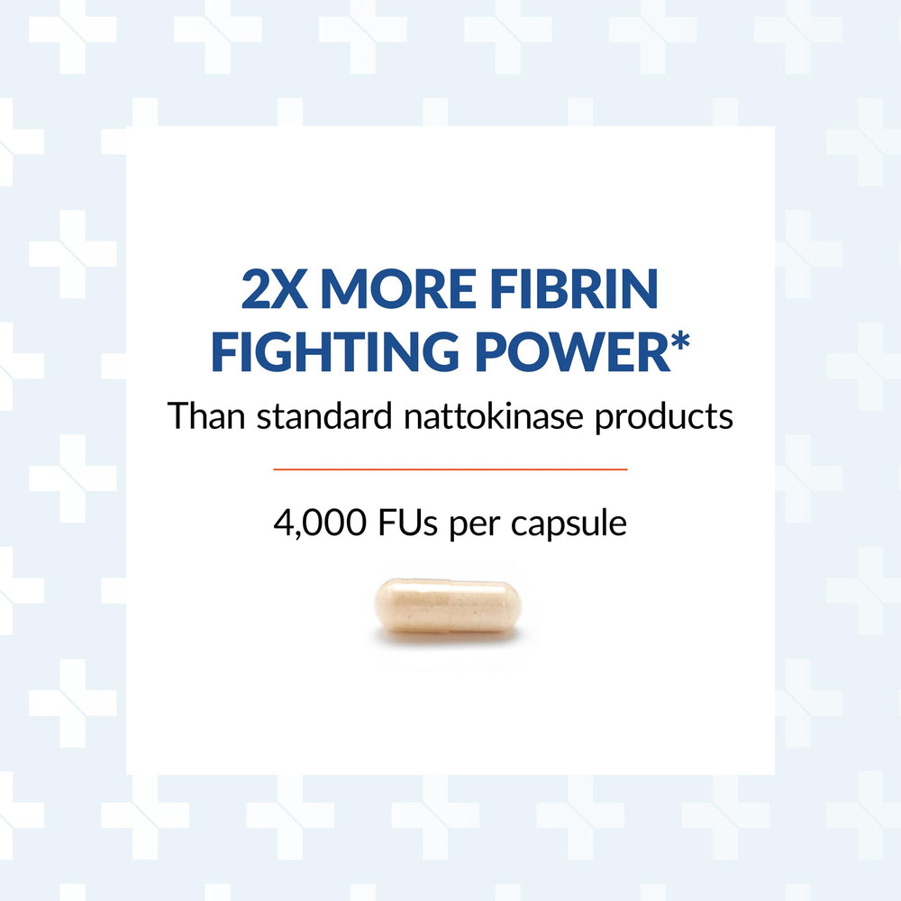 Arthur Andrew Medical Nattovena capsules closeup highlighting nattokinase enzyme