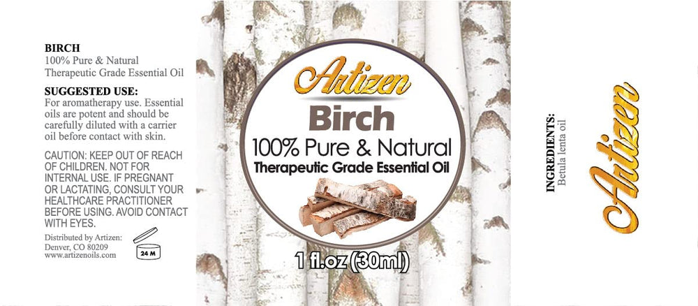 Artizen Birch oil warranty symbol signaling reliable support and replacement.