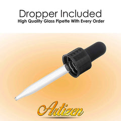 Artizen Deep Muscle Relief Blend drops pouring for external use illustration