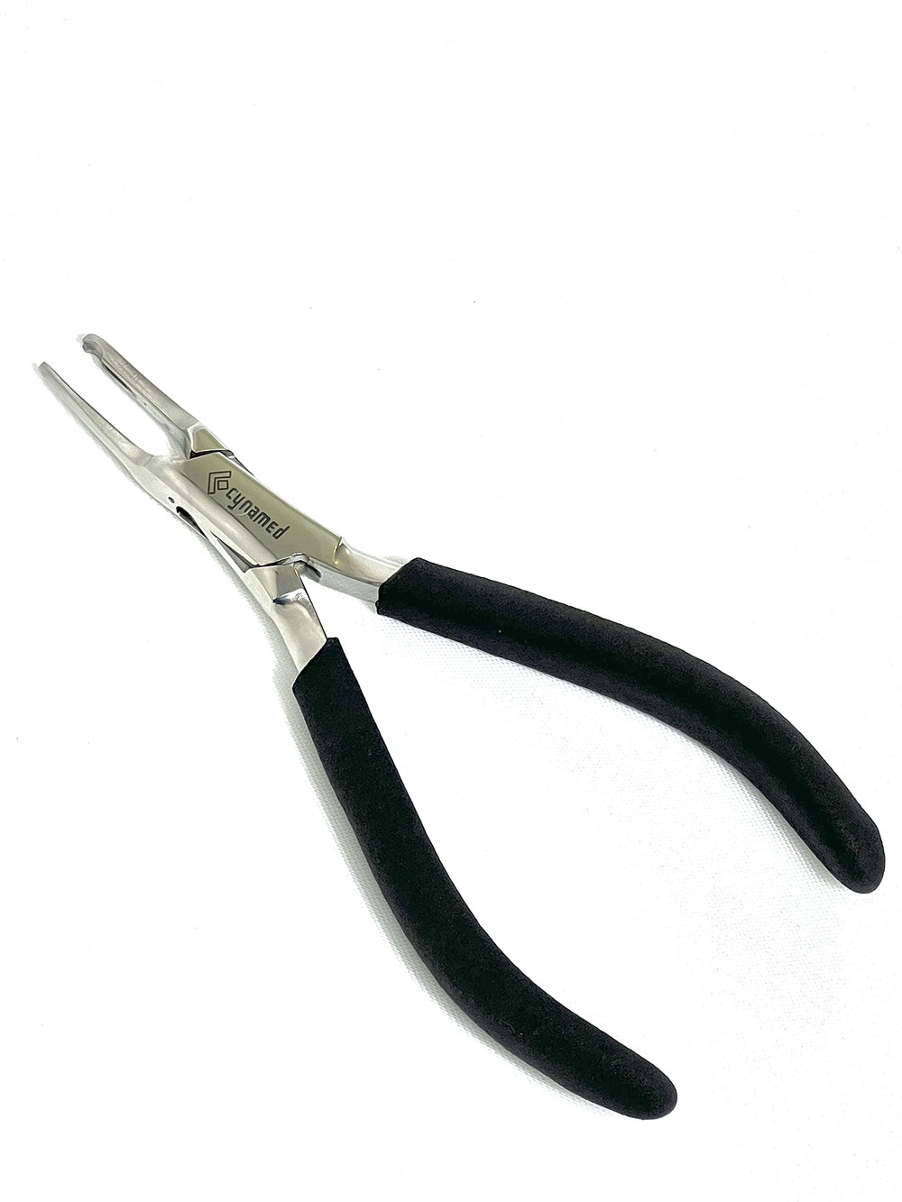 Artlab Premium Nose Pad Pliers close-up on the jaws in action