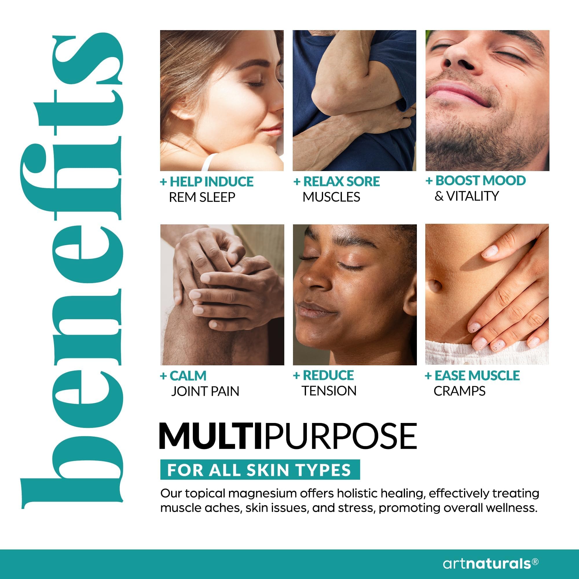 Foot and joint care scene with ArtNaturals products.