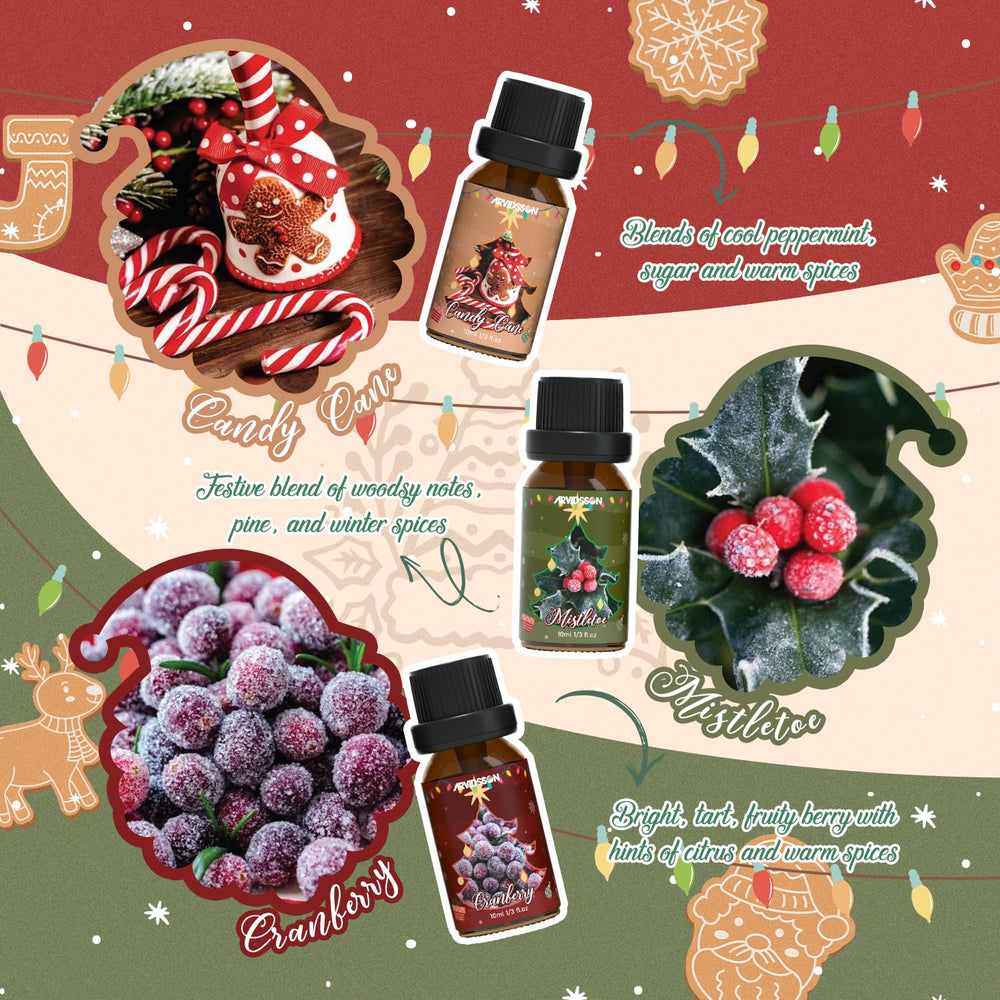 ARVIDSSON apple cinnamon fragrance oil bottle for comforting autumn and winter blends