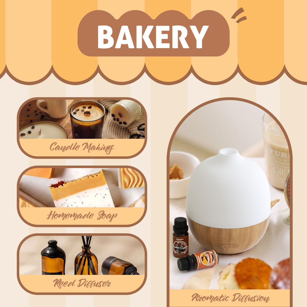 ARVIDSSON Coffee Cake fragrance oil creating comforting bakery notes in candles or diffusers.