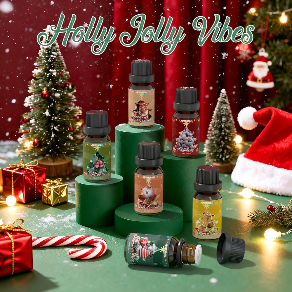 ARVIDSSON candy cane fragrance oil bottle for refreshing peppermint notes