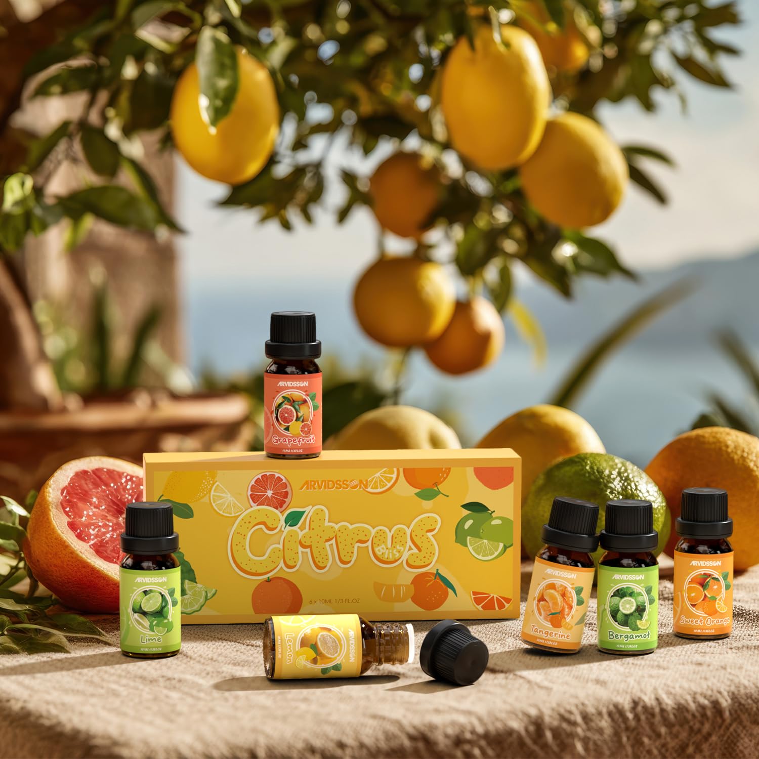 ARVIDSSON citrus set bergamot: uplifting aroma perfect for mornings and mood boost