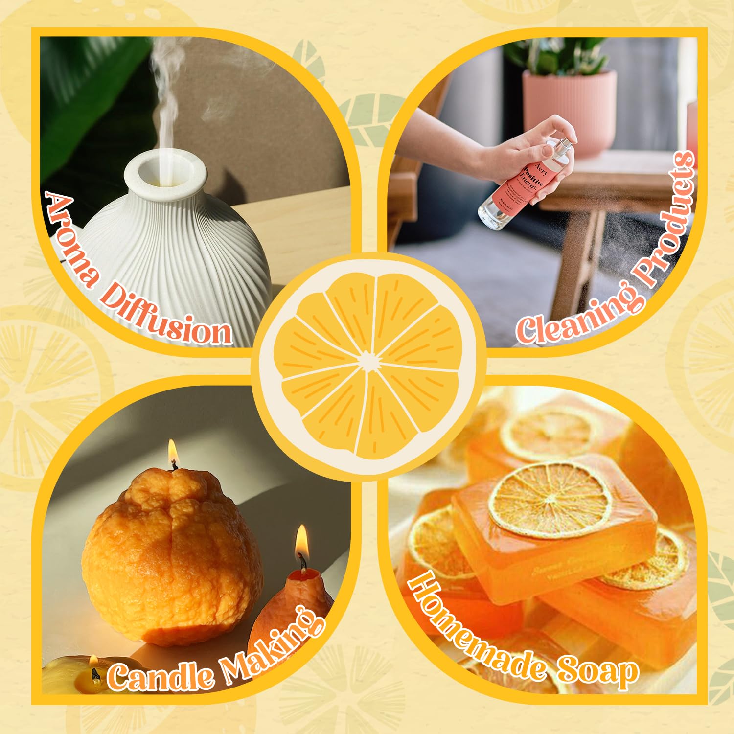 ARVIDSSON citrus set tangerine: mellow citrus glow enhancing relaxation and focus