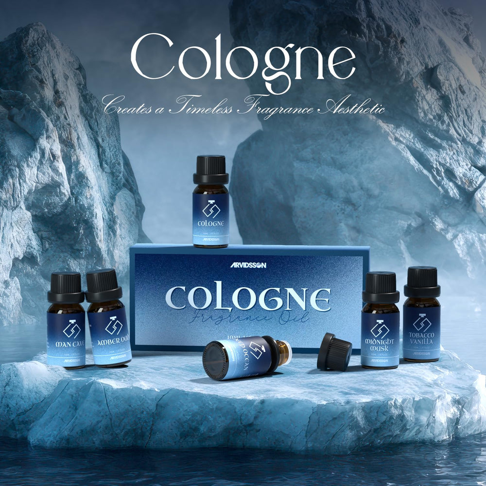 ARVIDSSON Cologne Fragrance Oils Cologne scent lineup bottle for versatile mens and unisex fragrances.