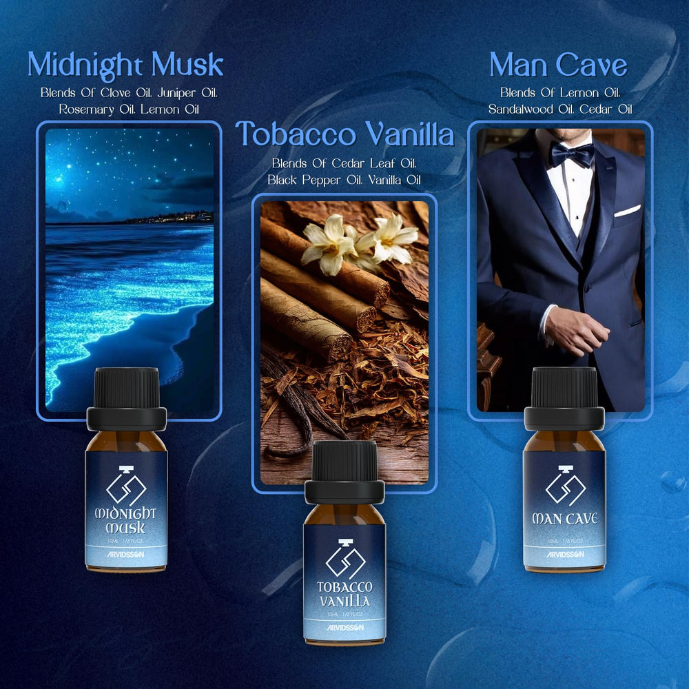 ARVIDSSON Cologne Fragrance Oils Tobacco Vanilla bottle offering warm sophistication for projects.