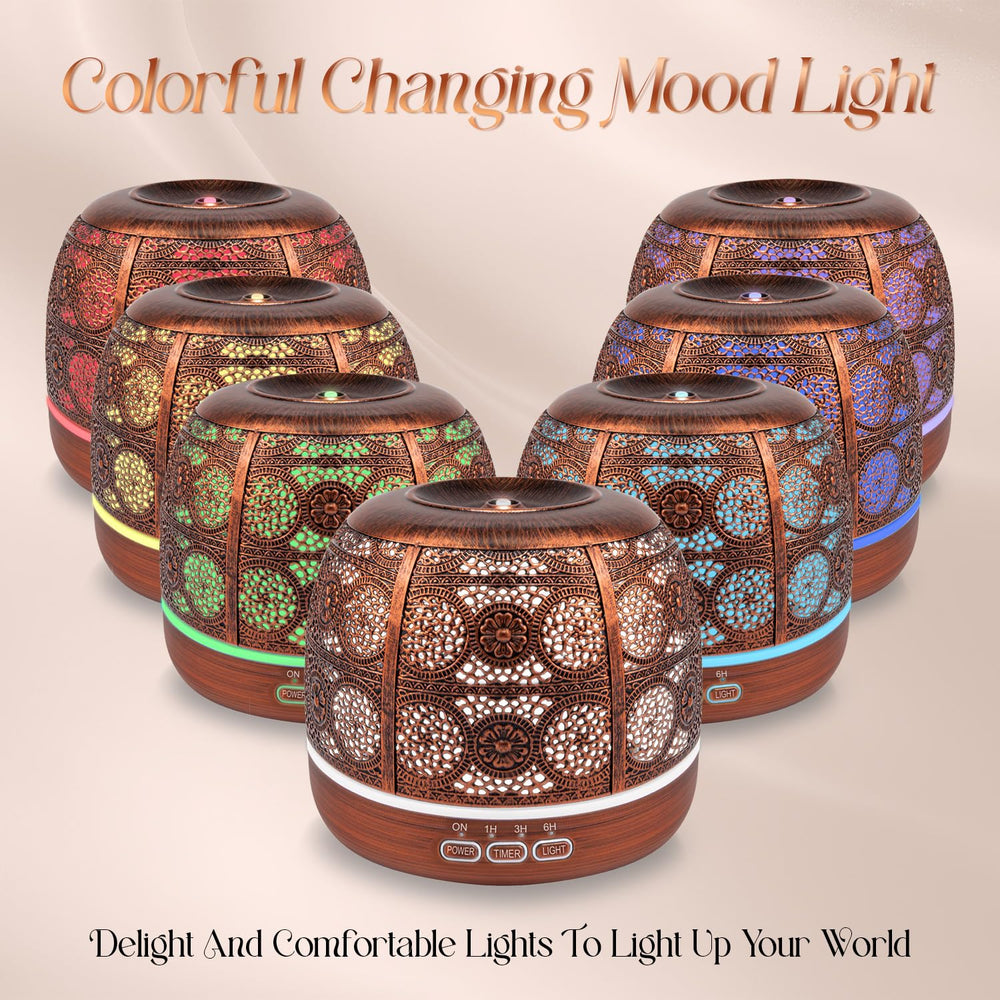 ARVIDSSON diffuser with 7-color LED lights for soothing mood lighting.