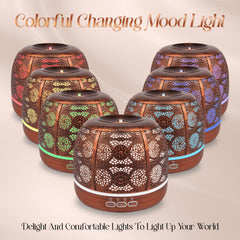 ARVIDSSON diffuser with 7-color LED lights for soothing mood lighting.