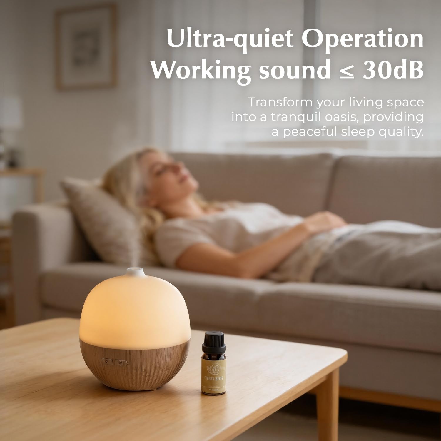 ARVIDSSON compact diffuser suitable for bedrooms, offices, and small spaces.