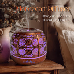 ARVIDSSON ultrasonic diffuser operates quietly for undisturbed relaxation.