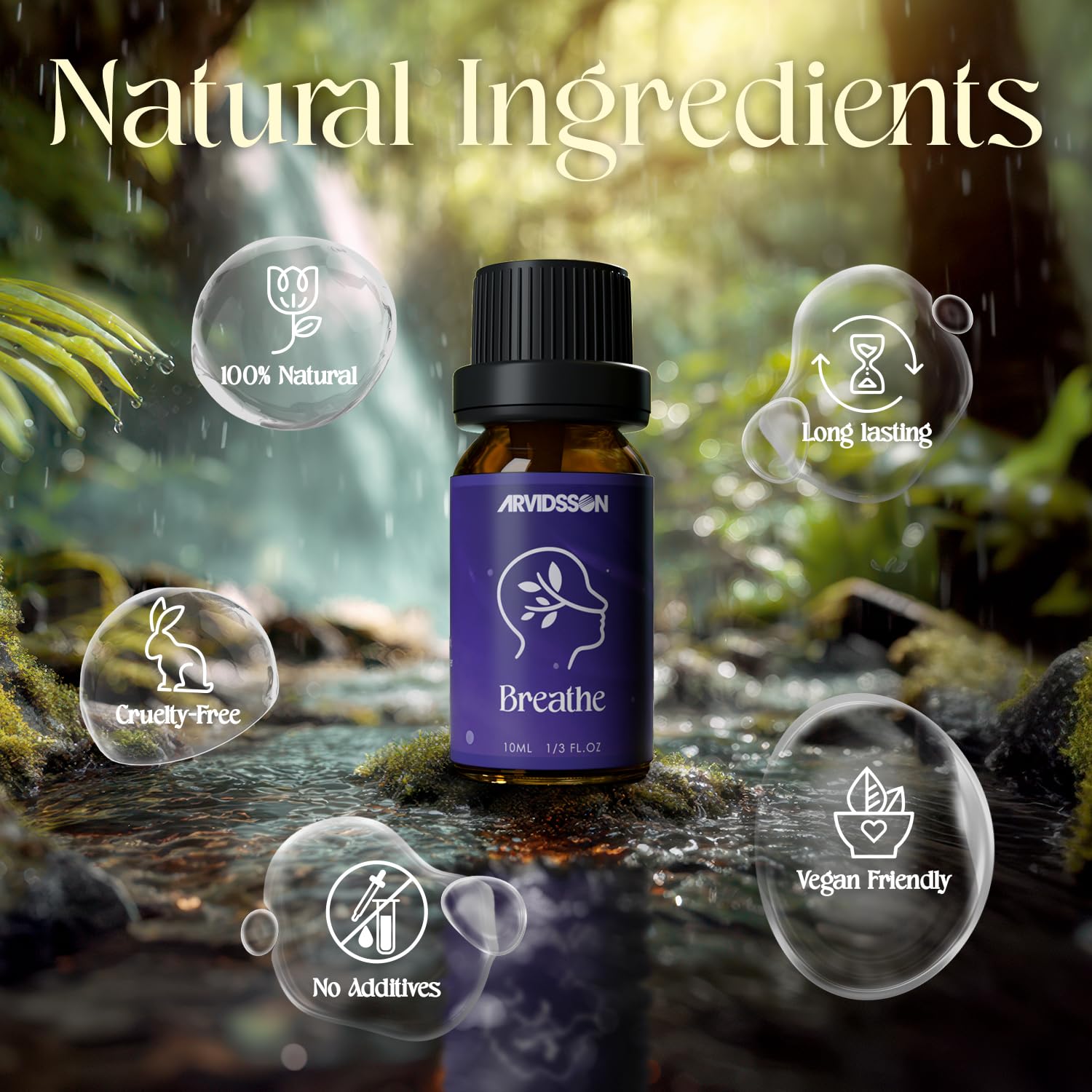 ARVIDSSON Happy bottle for uplifting mood during daytime diffusing