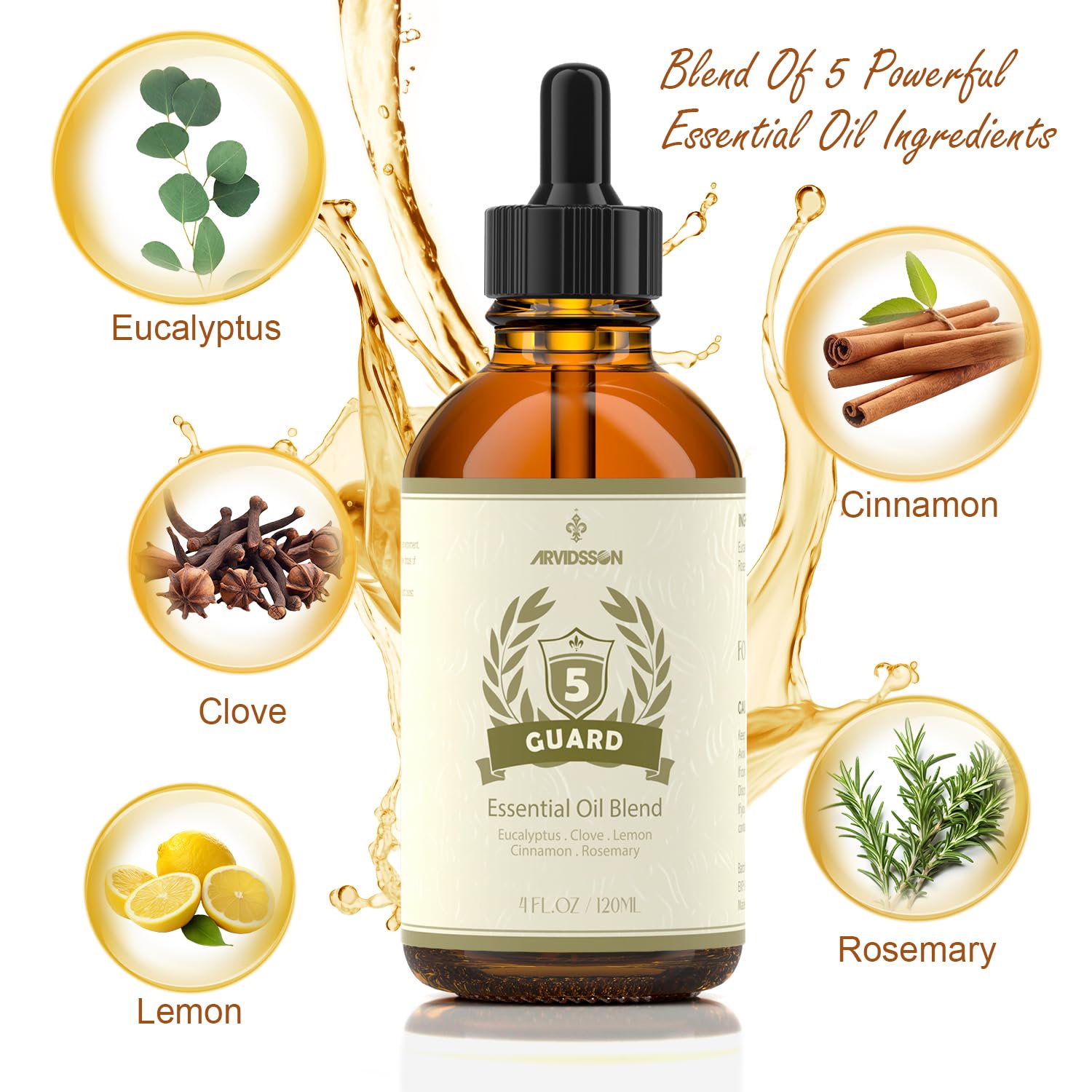 ARVIDSSON Five Guard diffuser releasing warm spice aroma