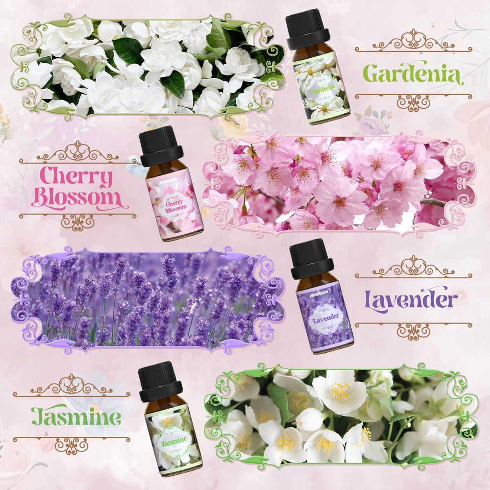 ARVIDSSON cherry blossom oil bottle for uplifting floral aroma in candles.