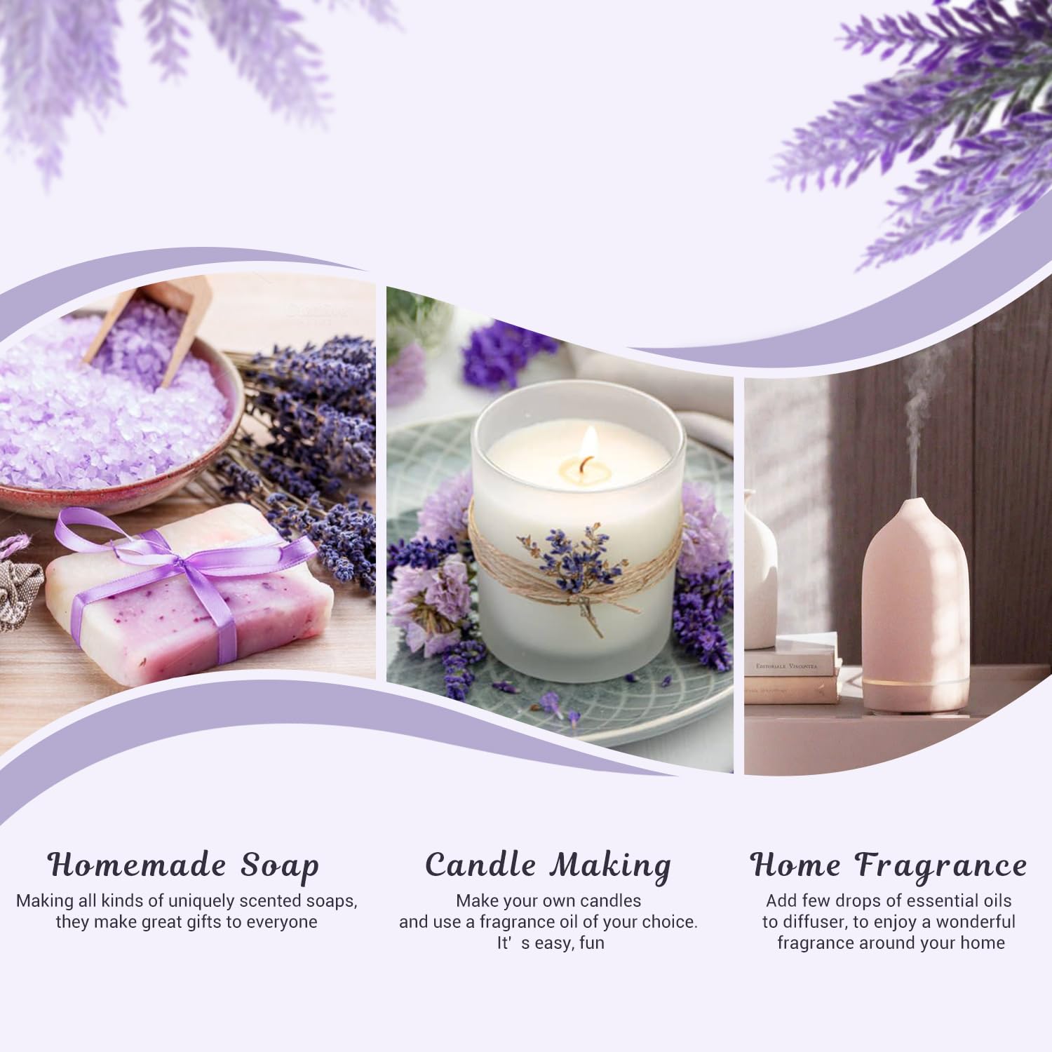 ARVIDSSON gift box presents the floral oil set as a gift