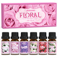 ARVIDSSON Floral Essential Oils Set – Lavender, Jasmine, Cherry Blossom, Gardenia, Rose, White Tea