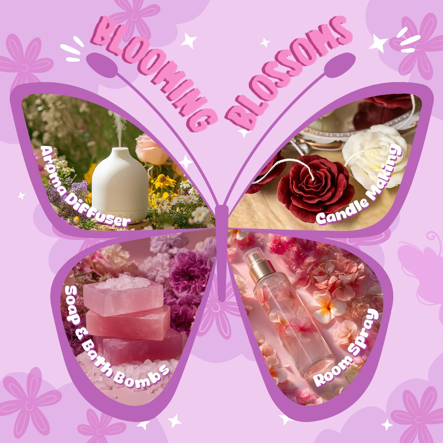 ARVIDSSON Rose essential oil bottle perfect for DIY soaps.