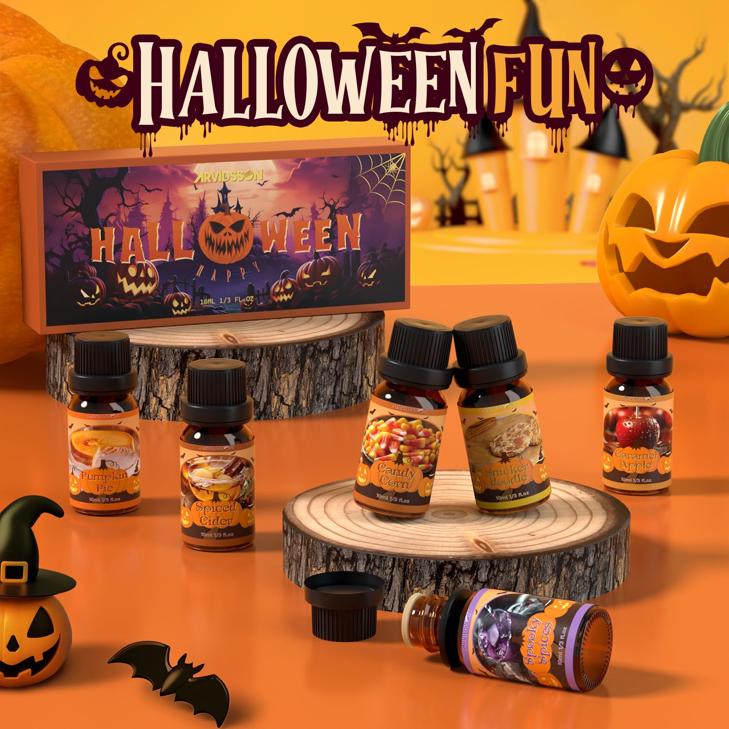 ARVIDSSON Halloween fragrance oil gift set ideal for gifting