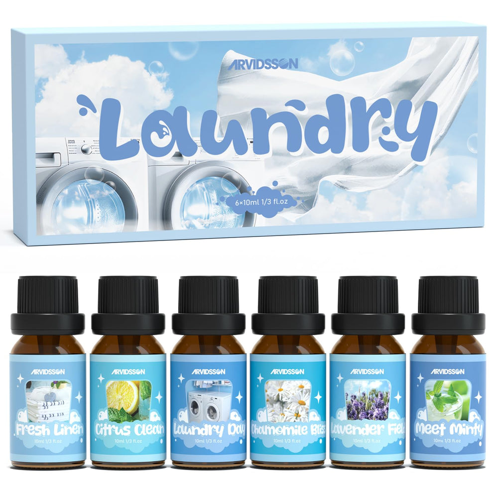ARVIDSSON Laundry Collection packaging display for gift-ready scent lineup