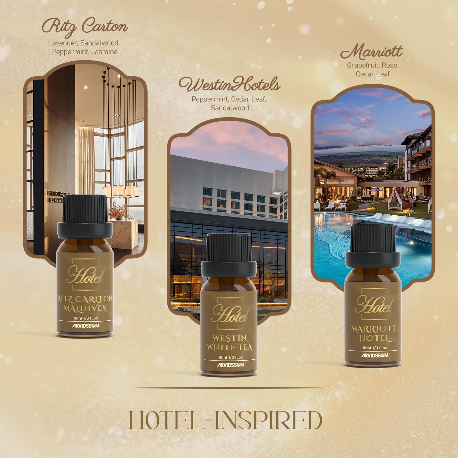 ARVIDSSON luxury-hotel-vibe-diffuser evokes five-star lobby presence in your home.