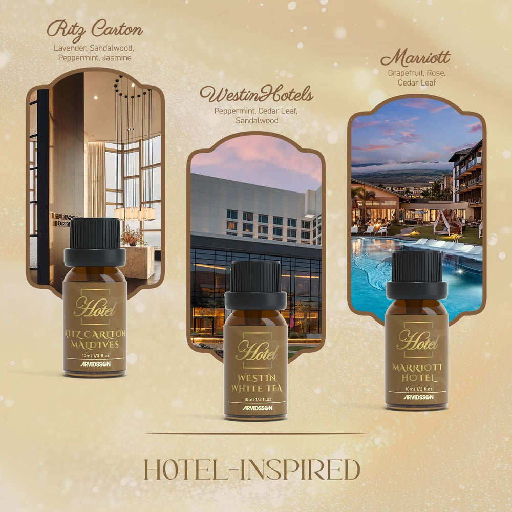 ARVIDSSON luxury-hotel-vibe-diffuser evokes five-star lobby presence in your home.