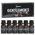 ARVIDSSON Masculine Essential Oils Set – Sandalwood, Cedarwood, Leather & More