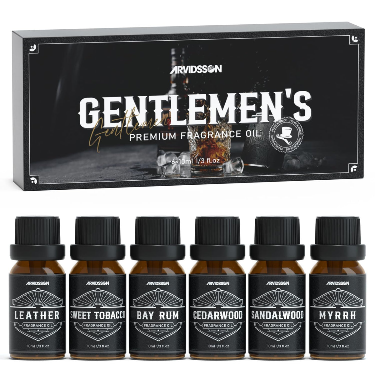 ARVIDSSON sandalwood essential oil in amber bottle for diffuser use
